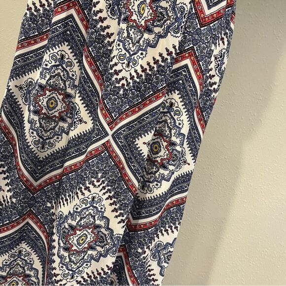 Rue 21 Geometric Print Maxi Dress with straps size medium - Picture 4 of 14